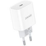 Caricabatterie USB tipo C ricarica rapida 3A 27W bianco JB068 6921042139081 F2970