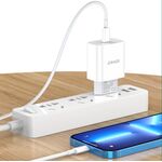 Caricabatterie con cavo USB tipo C / Lightning ricarica rapida 3A 27W bianco JB069 6921042139098 F2980