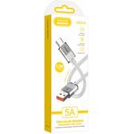 Cavo per ricarica e sincronizzazione USB type C 1.2m PD100W 5A 6921042141084 JA044 F4075
