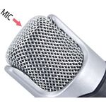 Microfono stereo snodabile 90° jack 3.5mm 3 poli per PC MIC129