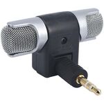 Microfono stereo snodabile 90° jack 3.5mm 3 poli per PC MIC129