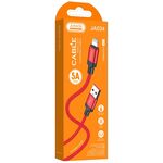 Cavo per ricarica e sincronizzazione 1m 5A USB Lightning rosso JA03A N224 6921042134604
