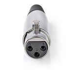 Connettore XLR | Femmina a 3 pin XLR | 25 pezzi | Metallo 5412810299782 541281029978 ND1335