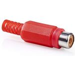 Connettore RCA femmina rosso confezione da 25 pezzi 5412810299652 CAVC24915RD ND2030