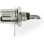 Connettore RCA maschio per cavo argento/nero confezione da 25 CAVC24922BK 5412810299683 ND3718