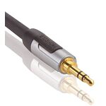 Cavo audio stereo maschio da 3.5mm 1m antracite PROA3301 8717587000010 ND8035