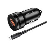 Caricabatterie per smartphone per auto microUSB 3A 18W JH039  6921042138534 F3010