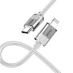 Cavo per ricarica e sincronizzazione USB Lightning 1.2m PD27W 5A 6921042141091 JA044 F4085