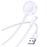 Caricabatterie wireless 2in1 USB/USB Ligtning per iWatch e iPhone JA038 6921042136462 F2990