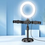 Supporto per smartphone da tavolo con anello LED  KSC-1514 KSC-1514