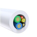 Cavo per ricarica e sincronizzazione bianco 1m 6A 120W USB Lightning N025