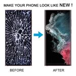 Display OLED + Touch + Frame (Viola) Per Samsung Galaxy S22 Ultra 5G (SM-S908B) SPS6698P 20020