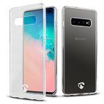Cover smartphone in silicone per Samsung Galaxy S10 Plus  SJC10018TP 5412810310111 WB1400