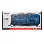 Tastiera Gaming multimediale 10 tasti con 7 retroilluminazioni LED CMKG-402