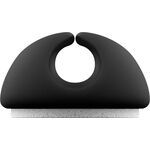 Clip fissacavo adesiva nera diametro massimo 7,8 mm 5 pezzi 95040 4040849950407 Goobay P252