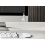 Clip fissacavo adesiva bianca 5 pezzi 95183 4040849951831 Goobay P250