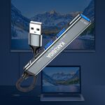 Hub Type-C 4 porte Type-c/USB2.0/USB3.0 nero KSC-1417