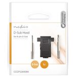 Cappuccio Connettore D-Sub Adatto per D-Sub a 9 Pin CCGP52890BK 5412810283736 ND4412