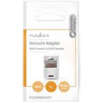 Adattatore di rete Cat 5 RJ45 femmina - RJ45 femmina Bianco CCGB89005WT 5412810424597 ND2332