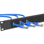 Pannello passacavi 19" con spazzola 1U E5060