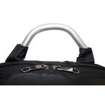 Zaino multifunzione antifurto imbottito con combinazione USB grigio-nero MOB1060