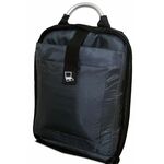 Zaino multifunzione antifurto imbottito con combinazione USB grigio-nero MOB1060