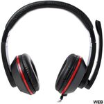 Cuffie gaming con microfono Tucci X5 - Nero e rosso 6971355100056 MOB1106