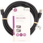 Cavo USB - microUSB 480Mbps 10W 3m CCGL60500BK30 5412810421633 ND1710