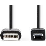 Cavo USB 2.0 A Maschio - Mini Maschio a 5 Pin 1m Nero CCGT60300BK10 5412810294466 NS1925