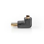 Adattatore HDMI Connettore HDMI HDMI femmina Con angolo a 270° Nero  CVGP34902BK 5412810282968 ND3294