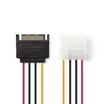 Cavo di alimentazione interno SATA a 15 pin maschio-Molex femmina 0,15m Differenti CCGP73530VA015 5412810279845 ND3880