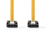 Cavo dati SATA 6 Gb/s SATA a 7 pin femmina con blocco-SATA a 7 pin femmina con blocco 0,5m CCGP73250YE05 5412810279463 ND4422