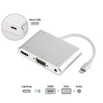Adattatore Lightning - HDMI/VGA/Jack audio 3.5mm WB714