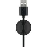 Clip fissacavo adesiva nera diametro massimo 7,8 mm 5 pezzi 95040 4040849950407 Goobay P252