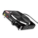 Fornello elettrico 1000W input 220-240V nero KSC-1567