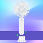 Ventilatore ricaricabile portatile con supporto da tavolo bianco KSC-1510 F2570