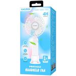 Ventilatore ricaricabile portatile con supporto da tavolo bianco KSC-1510 F2570