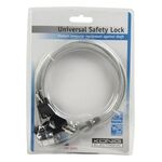 Chiusura Notebook Chiave Metal 1.8 m Argento  CMP-SAFE3 Codice EAN: 5412810071272 541281007127 ND1930