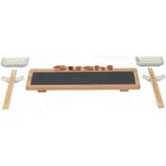 Set da sushi 7 pezzi con vassoio 30x16cm Alpina 8711252109367 871125210936 ED5066