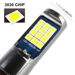 Coppia lampade H3 24 LED SMD-3030 per fendinebbia auto – 12-24 V 10.5 W EDA001040403D B7986