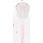 Racchetta elettrica ricaricabile scaccia zanzare con LED vari colori 6971535670027 F1003