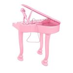 Tastiera elettronica rosa per bambini con microfono e ingresso AUX 3.5mm per telefono 5902802917935 00011405 Iso Trade K712