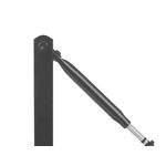 Chiudiporta con bloccoporta universale 40-60 kg nero 5902802910639 00008469 WB1136