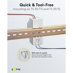 Alimentatore per guida DIN 24VCC 1,5A 36W 4040849747656 74765 F1688