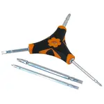 Cacciavite triangolare 6 in 1 con livella a bolla e punte intercambiabili 7890101814193 Q-LS6927 WB2263