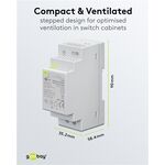 Alimentatore per guida DIN 12VCC 2,5A 30W 74764 4040849747649 F1085