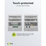 Alimentatore per guida DIN 12VCC 4,5A 44W 4040849747663 74766 F1522