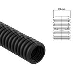 Tubo corrugato pieghevole senza tirafilo 25mm 50m TC1225 8059495160029 C9080