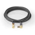 Cavo coassiale IEC maschio femmina 5 m schermato 90° placcato oro 5412810318834 Z313