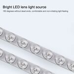 Plafoniera LED rotonda da soffitto effetto legno 50 cm grigio 36W 3CCT EDA002470204D E5001